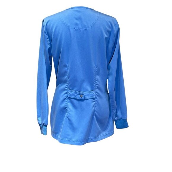 Greys Anatomy Royal Blue Scrub Jacket Small - Picture 2 of 4